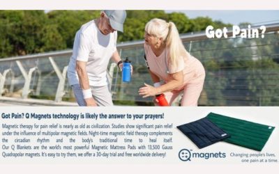 Magnetic Mattress Pads helping provide support for those suffering pain
