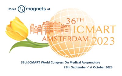 Meet Q Magnets at the 36th ICMART World Medical Acupuncture Congress 2023, 29th Sep – 1st Oct in Amsterdam