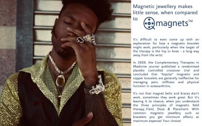 Why we don’t sell magnetic jewellery