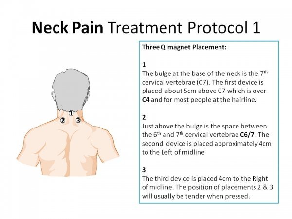 Neck Pain Relief Magnets - Magnetic Therapy Treatment at Home Products