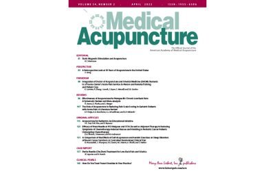 Q Magnets Case Study Published in the Medical Acupuncture Journal